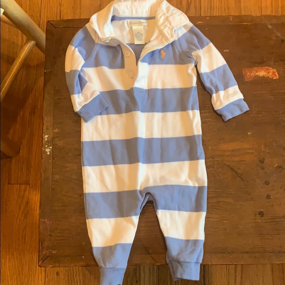 Ralph Lauren onesie outfit